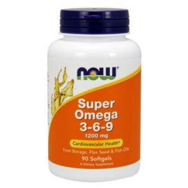 NOW Super Omega 3-6-9 90 капс