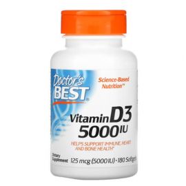 Doctor Best Vitamin D3 5000 IU 180 капсул