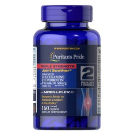 Puritan's Pride Advanced Glucosamine Chondroitin with Vitamin D3 160 таб.