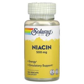 Solaray Niacin 500 mg 100 капсул