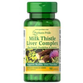 Puritan's Pride Milk Thistle Liver Complex 90 капсул