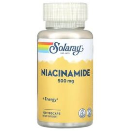 Solaray Niacinamide 500 mg 100 рослинних капсул