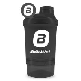 Biotech Wave + Nano shaker 300 мл + 150 мл, Черный, Чорний