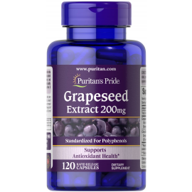 Puritan's Pride Grapeseed Extract 200 mg 120 капс