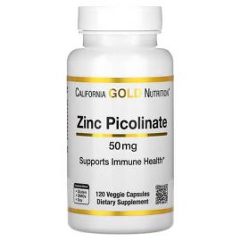 California Gold Nutrition Zinc Picolinate 50 mg 120 капсул