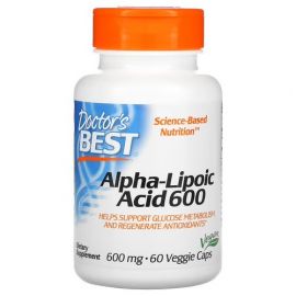 Doctor's Best Alpha-Lipoic Acid 600 mg 60 капсул