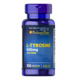 Puritan's Pride L-Tyrosine 500 mg 100 капсул