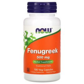 NOW Fenugreek 500 mg 100 капсул