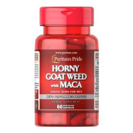 Puritan's Pride Horny Goat Weed with Maca 60 капсул