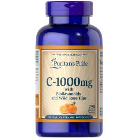 Puritan's Pride Vitamin C-1000 mg with Bioflavonoids & Rose Hips 250 таблеток