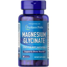 Puritan's Pride Magnesium Glycinate 240 mg 60 капсул