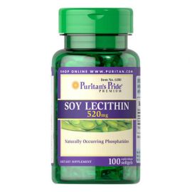 Puritan's Pride Soy Lecithin 520 mg 100 капс