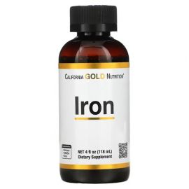 California Gold Nutrition Iron 118 ml