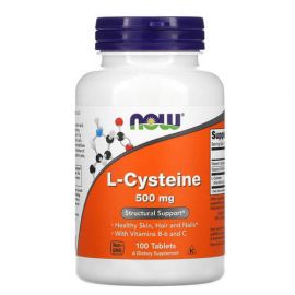 NOW L-Cysteine 500 мг 100 табл