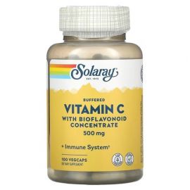 Solaray Buffered Vitamin C with Bioflavonoid Concentrate 500 mg 100 капсул