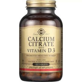 Solgar Calcium Citrate with Vitamin D3 120 таблеток