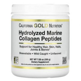 California Gold Nutrition Hydrolyzed Marine Collagen Peptides 200 грам