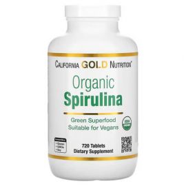 California Gold Nutrition Organic Spirulina 720 таблеток