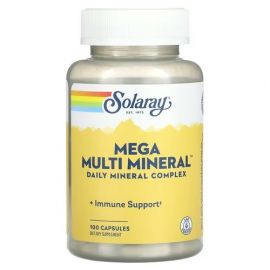 Solaray Mega Multi Mineral 100 капсул