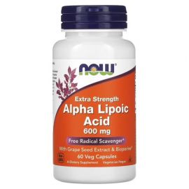 NOW Alpha Lipoic Acid 600 mg 60 капсул