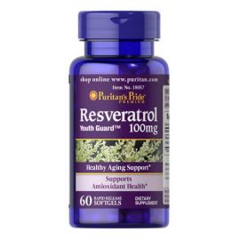 Puritan's Pride Resveratrol 100 mg 60 рідких капсул