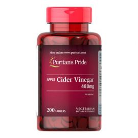 Puritan's Pride Apple Cider Vinegar 480 mg 200 табл