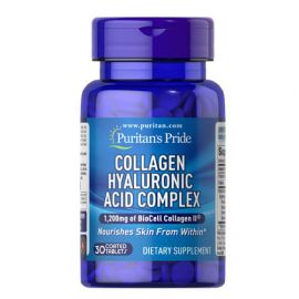 Puritan's Pride Collagen Hyaluronic Acid Complex 30 таб