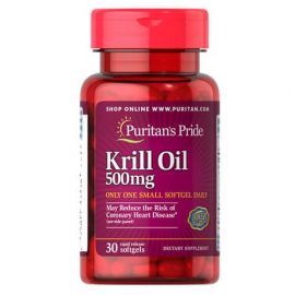 Puritan's Pride Red Krill Oil 500 mg 30 капс