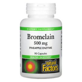 Natural Factors Bromelain 500 мг 90 капсул