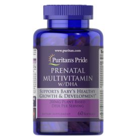 Puritan's Pride Prenatal Multivitamin with DHA 60 капсул