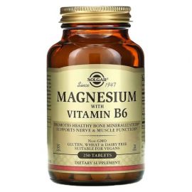 Solgar Magnesium With Vitamin B6 250 таблеток