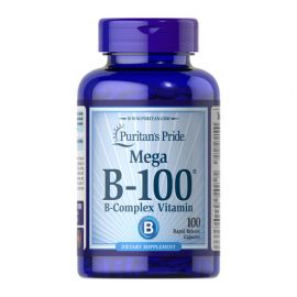 Puritan's Pride Vitamin B-100 Complex Timed Release 100 капсул