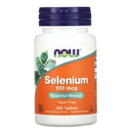 NOW Selenium 100 mcg 100 таб