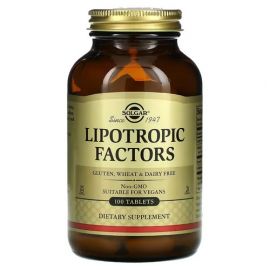 Solgar Lipotropic Factors 100 таблеток