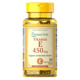 Puritan's Pride Vitamin E 450 mg 50 рідких капсул