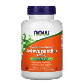 NOW Ashwagandha 450 mg 180 капсул