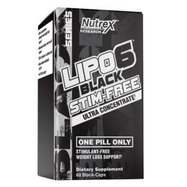 Nutrex Lipo-6 Black UC Stim-Free 60 капс