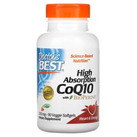 Doctor's Best High Absorption CoQ10 with BioPerine 300 mg 90 капсул