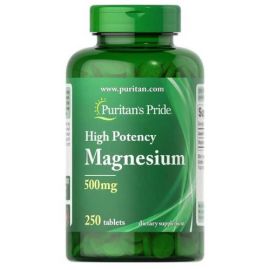 Puritan's Pride Magnesium 500mg 250 таблеток