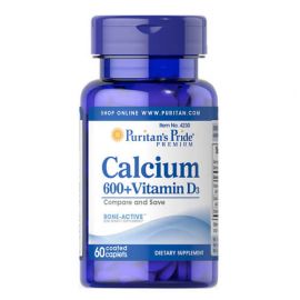 Puritan's Pride Calcium Vitamin D3 60 tab