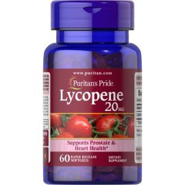 Puritan's Pride Lycopene 20 mg 60 капсул