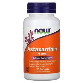 NOW Astaxanthin 4 mg 90 капсул