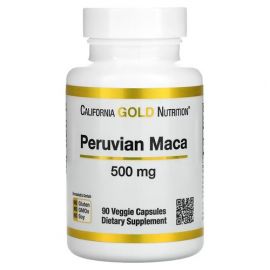 California Gold Nutrition Peruvian Maca 500 mg 90 рослинних капсул