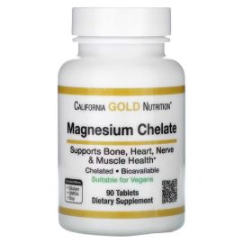 California Gold Nutrition Magnesium Chelate 210 mg 90 таблеток