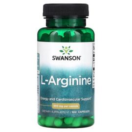 Swanson L-Arginine 500 mg 100 капсул