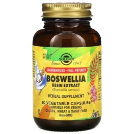 Solgar Boswellia Resin Extract 60 рослинних капсул