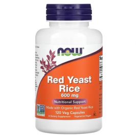 NOW Red Yeast Rice 600 mg 120 капсул