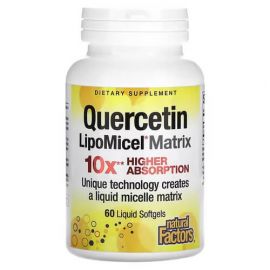 Natural Factors Quercetin LipoMicel Matrix 60 рідких капсул