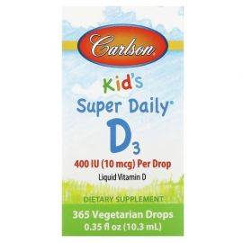 Carlson Kids Super Daily D3 400 IU 10.3 ml