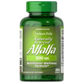 Puritan's Pride Alfalfa Naturally Sourced 500 mg 200 капсул